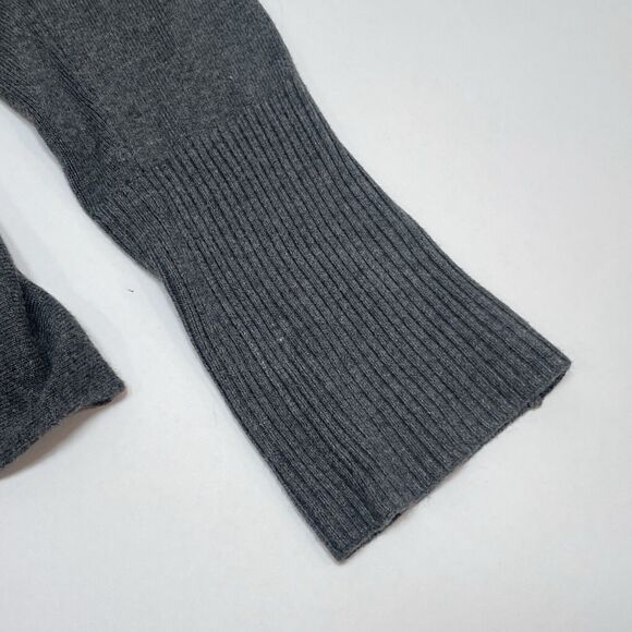 Eileen Fisher Sweater‎ Medium Petite Gray Cardigan Open Front Viscose Flowy - Picture 4 of 9